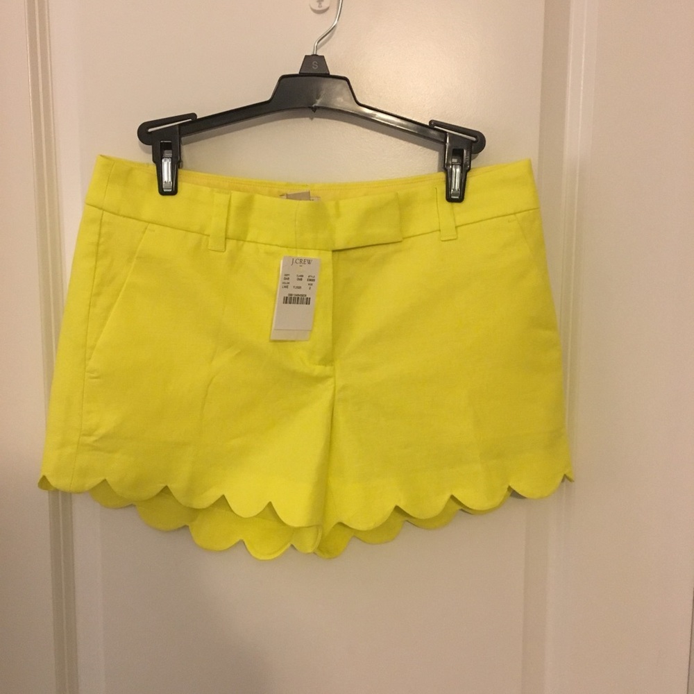 J Crew Factory Yellow Shorts